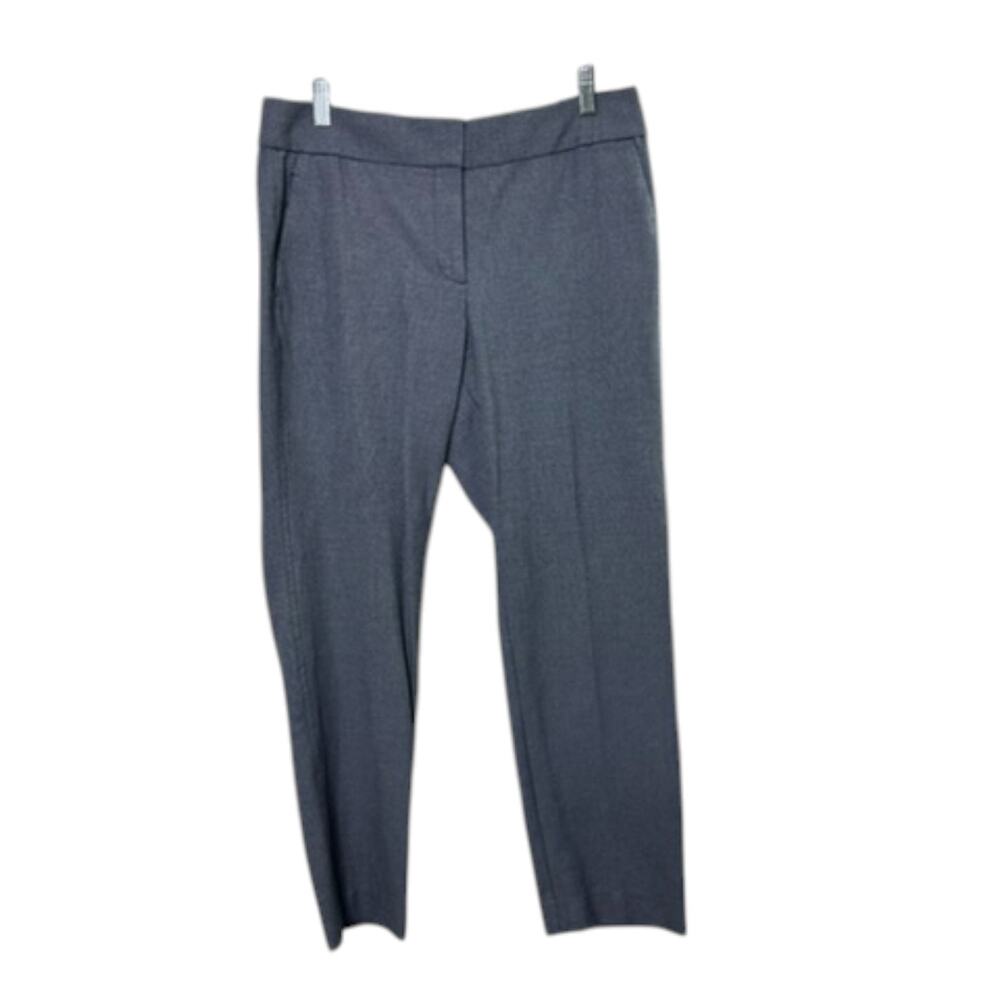 Ann Taylor LOFT Navy Blue Tweed Julie Pants - Size 10